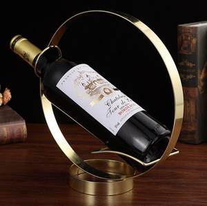 Soporte de Metal para Botellas de Vino, Exhibición, Almacenamiento, Decorativo, Porta Vino, Wijnrek, Weinregal, Soporte Flotante para Botellas de Vino - Product Image 2