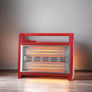 Vendita calda 1600W riscaldatore elettrico al quarzo con maniglia camera riscaldatore fornitura all'ingrosso