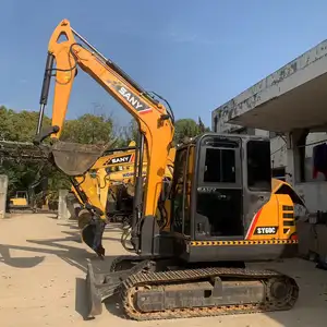 SANY SY60C-excavadora usada de 6 toneladas, buen rendimiento, inspección in situ gratis