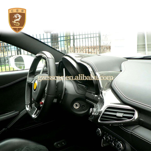 Garniture <span class=keywords><strong>de</strong></span> sortie <span class=keywords><strong>d</strong></span>'air <span class=keywords><strong>de</strong></span> climatisation en fibre <span class=keywords><strong>de</strong></span> carbone sèche style OEM pour <span class=keywords><strong>tableau</strong></span> <span class=keywords><strong>de</strong></span> <span class=keywords><strong>bord</strong></span> central <span class=keywords><strong>de</strong></span> Ferrari 458 - Pièces automobiles - Product Image 3