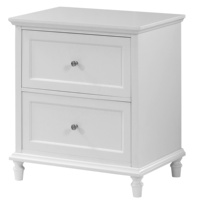 Nid de 3 Tables Table basse gigogne blanche en bois brillant Salon multifonctionnel