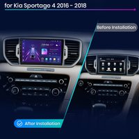 Radio para Coche Junsun con CarPlay y Android Auto para KIA Sportage 4 QL 2016-2018 Reproductor de DVD Unidad Principal Multimedia
