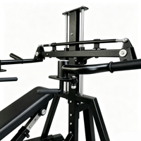 Équipement de fitness multifonctionnel 4-en-1 : Banc de musculation réglable, Planche de levage de poids, Machine à force convergente à levier