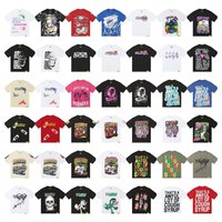 Camiseta de Verano para Hombre con Estampado de Letras 'THAT'S AWFUL LOT', Estilo Hip-Hop, Transpirable, de Algodón, Manga Corta, Corte Holgado, 280 Gramos