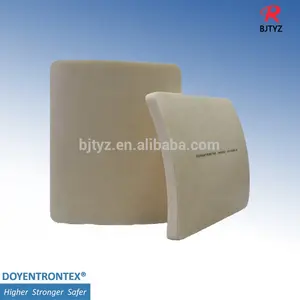 Material UHMWPE de placa cerámica o alúmina de curva única