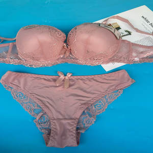 1.92 Dolar Model YRF030 Ukuran 42-52D Pakaian Dalam Wanita Seksi Desain Baru Plus Size Set Bra dan Celana Dalam Wanita Dengan Gantungan - Product Image 4