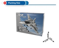 4CH EPP avion F22 rc avion prêt à voler 2.4GHz télécommande modèle d'avion jouet facile à voler rc planeur pour enfants débutants