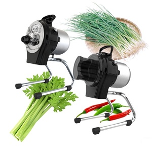 Machine à couper les légumes électrique portable efficace, coupe-échalotes et ciboulette commercial pour cafétéria - Product Image 6