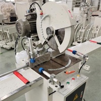 Découpeuse automatique de profil en aluminium de PVC UPVC de tête simple directe d'usine