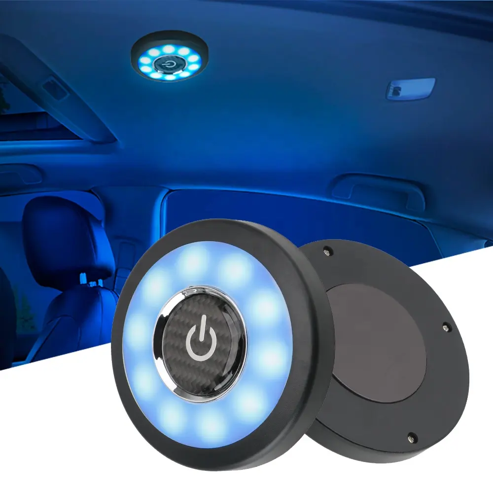 Auto Innenraum Lese lampe Magnetische LED Nacht Drahtlose Auto Rücksitz Decke Dach Licht Kits USB Lade koffer Lampe