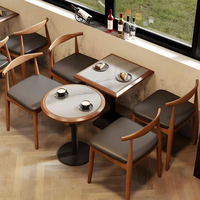 Nouveauté - Meubles de restaurant en bois massif de style minimaliste - Tables et chaises très vendues pour les hôtels, restaurants, cafés et salons de thé