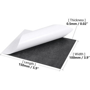 Cao su dính tấm từ 8 "x 10"/4R ảnh hình ảnh nam châm/tấm từ tính với chất kết dính ủng hộ/linh hoạt cao su nam châm 4R - Product Image 2