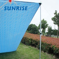 56640 # Poteau de tente télescopique en alliage d'aluminium pour l'extérieur, réglable de 90 à 230 cm, pour le camping en bord de mer et les accessoires de bâche