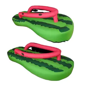 Watermelon Texture Color Inflatable Flip Flops Flip Flops Inflatable For Advertising Promotion