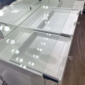 Coiffeuse Style Moderne Vente en Gros d'Usine avec Miroir de Vanité Éclairé et Lumières - Product Image 5