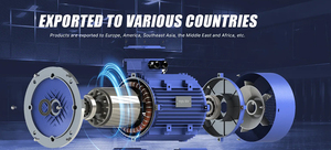 Motor de Inducción Asíncrono Trifásico de 2 Polos HM4-90S-2P-1.5KW/2HP IE4, 380V-415V 1.1KW 3000RPM, Montaje con Brida, Carcasa de 90mm - Product Image 1