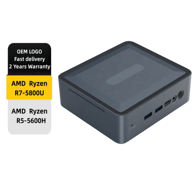 Cheap Mini Computer Core AMD Ryzen 5 R5 5600H CPU 8G 16G AMD Ryzen 7 R7 5800U Win10 Gaming Desktop Computer Mini PC