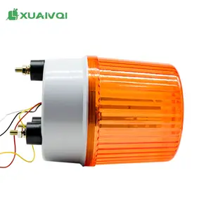 Waterproof LED Stroboscopic Warning Beacon Red Flashing Warning Light 220V