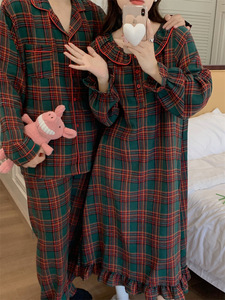 Otoño nueva ropa de salón Camisón con volantes de <span class=keywords><strong>manga</strong></span> <span class=keywords><strong>larga</strong></span> Conjunto de pijama Suelto - Product Image 5