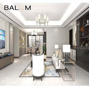 Gabinete de Cocina Extraíble con Membrana de PVC de Fábrica Balom, Gabinete de Cocina en Forma de U - Product Image 2