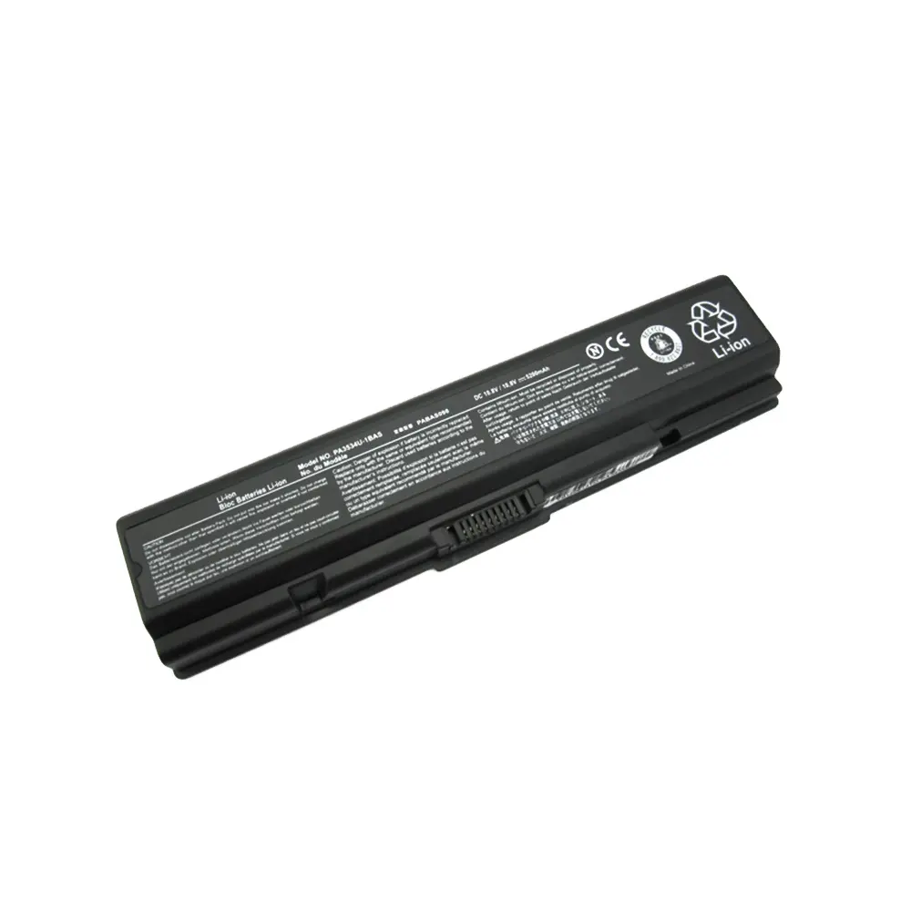 Bateria portátil de íon de lítio, 10.8v 5200mah para satélite toshiba a200 a300 PA3533U-1BRS PA3534U-1BRS