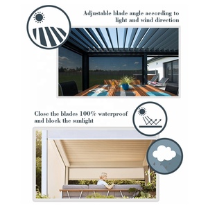 Pergola moderne d'extérieur imperméable en aluminium LWP-001 - Product Image 3