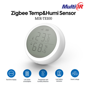 Sensor de Temperatura y Humedad Multi-IR con Pantalla TFT LCD, Funciona con Batería, Control por Aplicación, para Uso Doméstico, Prevención de Moho, Control de Alergias - Product Image 1