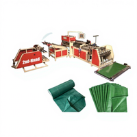 Machine à coudre et à découper pour sacs en plastique tissé PP durables d'occasion, avec moteur, capacité 25 kg