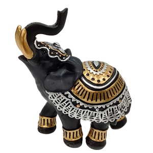 Stile europeo oro antico elefante scultura casa decorativa in resina in fibra di vetro statua collezioni indiane per tavolo stampo prodotto - Product Image 2