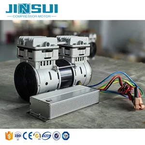 Công nghệ jinsui Máy nén khí không dầu 24V 750W Piston Máy nén khí không dầu 8bar im lặng