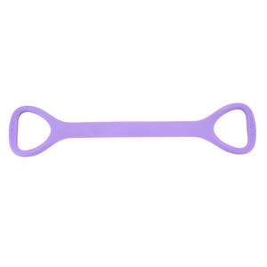 Bande de résistance en silicone en forme de huit, équipement de fitness élastique pour le yoga et le remodelage corporel, bandes d'exercice unisexes - Product Image 5