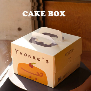 Tùy Chỉnh 4/6/8/10 Inch Rõ Ràng Cửa Sổ Bánh Bao Bì Hộp Đảng Bánh Sinh Nhật Hộp Với Xử Lý - Product Image 2