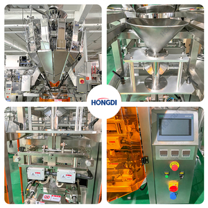 Ligne d'emballage automatique de sachets pour snacks, noix et bonbons avec élévateur à godets, peseuse multi-têtes et machine de formage, remplissage et scellage de sachets - Product Image 5