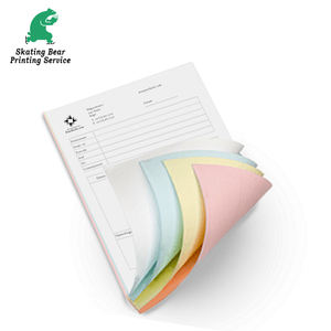 OEM ODM Cetak Logo Sesuai Pesanan Buku Kertas Karbonless untuk Faktur, Kwitansi, dan Pesanan dengan Halaman Kardus, Sampel Gratis, Desain - Product Image 1