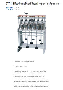 ZYY-II <span class=keywords><strong>B</strong></span> Duodenary Direct Shear Vor press gerät Prüfmaschine Instrumente Ausrüstung Gerät - Product Image 2