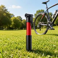 Pompe à vélo haute pression, pompe manuelle pour vélo avec aiguille pour ballon de basket, ballon de football, gonfleur de pneus de vélo de route, cyclisme
