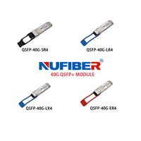 Transceiver QSFP+ 40G 850nm 100~300m Fibre Optique Duplex LC QSFP+-40G-SR4