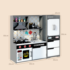 <span class=keywords><strong>Cuisine</strong></span> pour enfants personnalisée, <span class=keywords><strong>jouet</strong></span> d'imitation, <span class=keywords><strong>grande</strong></span> <span class=keywords><strong>cuisine</strong></span> <span class=keywords><strong>en</strong></span> <span class=keywords><strong>bois</strong></span>, <span class=keywords><strong>cuisine</strong></span> à domicile pour enfants, grand réfrigérateur - Product Image 4