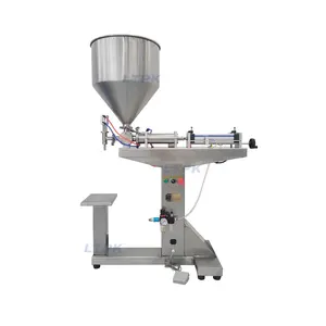 LTPK LGF Semi Automatic Can Sauce Paste Small Oil Honey Bottle Mixing Filling Machines Machinery