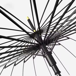 24K Golf Extra-<b>Large</b> <b>Umbrella</b> Straight Handle Classic Anti-Storm Business <b>Umbrella</b> with Logo Printing <b>Umbrella</b> High Quality - Product Image 4