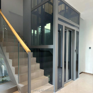 Al Aire Libre 2-4 pisos ascensores hidráulicos residenciales para el hogar/puerta automática Villa ascensor casa ascensor vidrio ascensores domésticos - Product Image 2