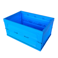 Caisse en plastique transparente pliable pour la livraison et le stockage de nourriture, en HDPE et PP recyclables, avec couvercle, vente en gros sur mesure