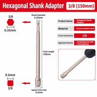 Tige d'extension AD personnalisée de 150 mm avec embout hexagonal et roulement à billes pour perceuse électrique – Douille d'extension pour kit d'outils de perçage