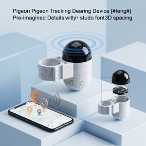 Traceur GPS+LTE Mini Bluetooth pour <span class=keywords><strong>oiseaux</strong></span>, alarme anti-perte 120 dB, étanche IP67, localisateur de position pour animaux de ferme et domestiques, prêt à être expédié - Product Image 3