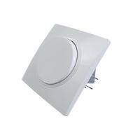Interrupteurs muraux Zigbee métal moderne panneau gradateur 2 voies contrôle batterie déconnexion ventilateur intelligent avec sélecteur de lumière 2 positions