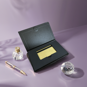 Boîte de rangement haut de gamme personnalisée pour cartes, avec logo, en papier fantaisie, estampage à chaud ou sérigraphie, de haute qualité, pour cartes de crédit VIP, cartes cadeaux ou cartes de membre - Product Image 2