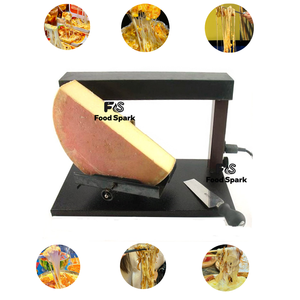 Chauffe-<span class=keywords><strong>fromage</strong></span> électrique pour <span class=keywords><strong>raclette</strong></span>, <span class=keywords><strong>demi</strong></span>-roue, pour <span class=keywords><strong>fromage</strong></span> sec, grille chauffante, outil de cuisson au beurre pour la cuisine, haute efficacité - Product Image 1