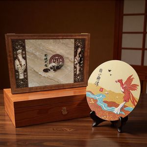 Wooden Tea Gift <b>Box</b> Rectangle Multiple Color Living Room Storage Teaware Packaging - Product Image 2