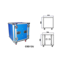 Boîtier de rack d'ampli à tête mobile en aluminium de qualité supérieure Flight Case à vendre
