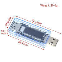 USB Ammeter Power Capacity Tester V20 Battery Capacity Mobile Power Tester Electronic Modules and Kits Product Category